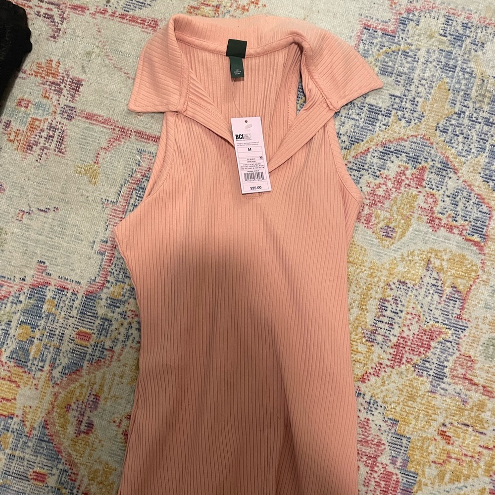 Target Collared summer dress coral size medium